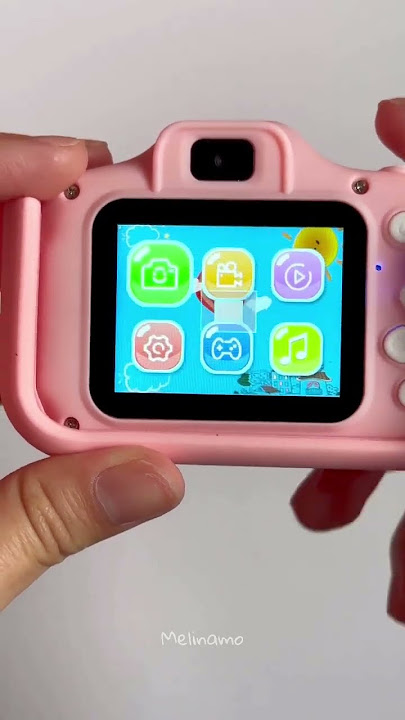 Mini Kids Digital Camera from Temu 📸 #minicamera #temu #asmr #unboxing