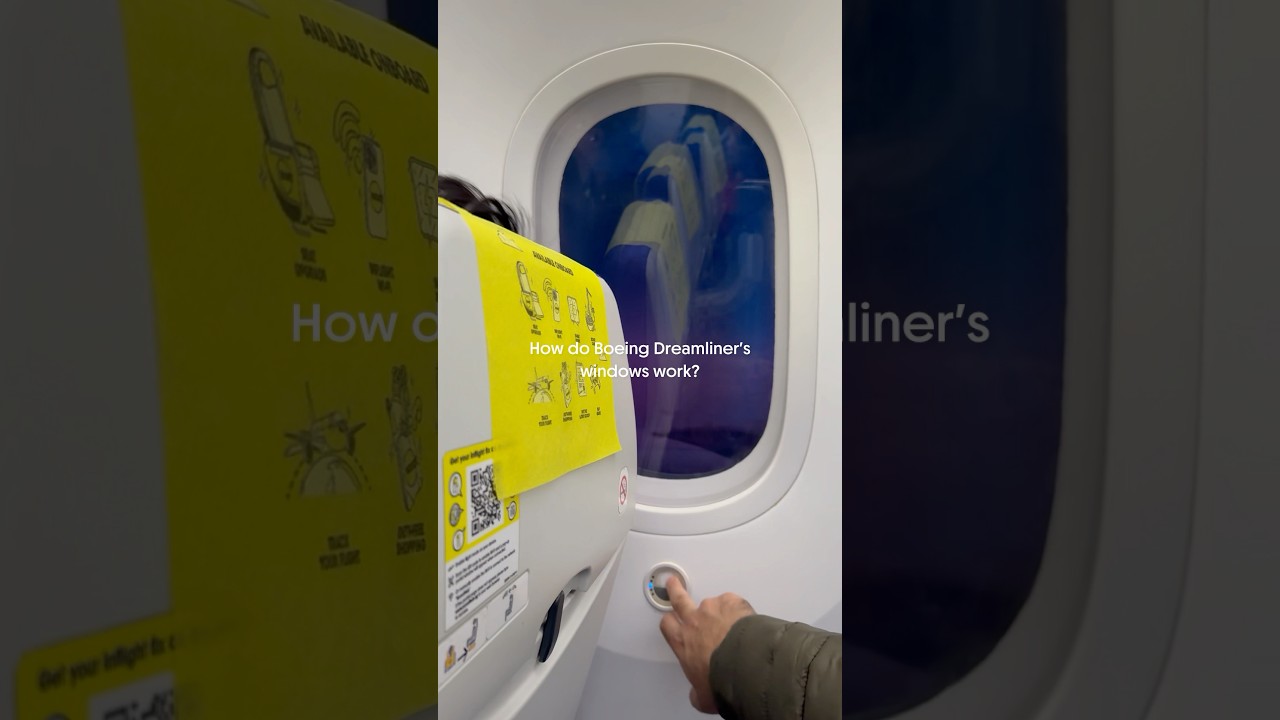 How Do Boeing Dreamliner Dimmable Windows Work | Lounge Guru