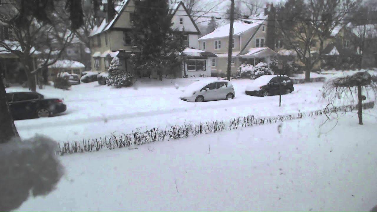 Blizzard 2016 Timelapse - YouTube