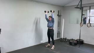 Cluster Squat Clean Thruster