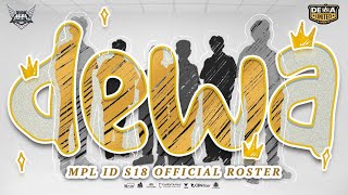 MPL ID S18, WE ARE READY!🔥 | DEWA UNITED ESPORTS  ROSTER ANNOUNCEMENT