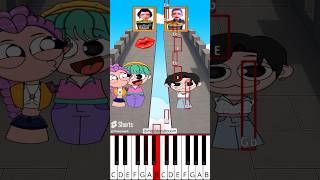 Perfect Puzzle Run Challenge - Jinu x Saja Help Rumi! 504%(@monstersbooom) - Octave Piano Tutorial
