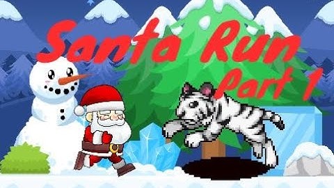 Scratch Tutorial | Santa Run Christmas Platformer | Part 1 | How to create scrolling platformer game