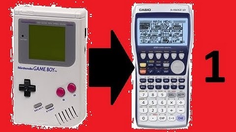 CASIO fx-9860GII - How to install games [way 1]