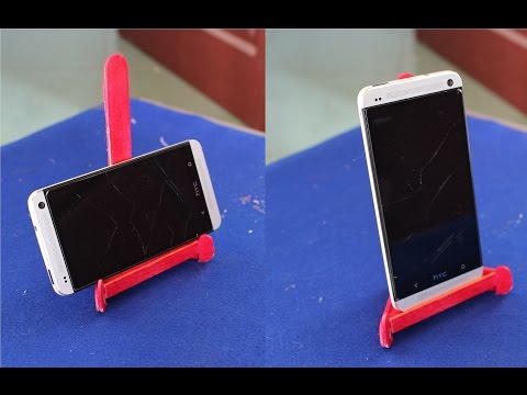 How To Make A Smartphone Stand Using Popsicle Sticks