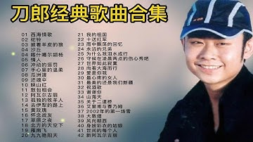 刀郎42首经典歌曲合集，曾被嘲讽说农民工才听的歌，没想到却火遍全国