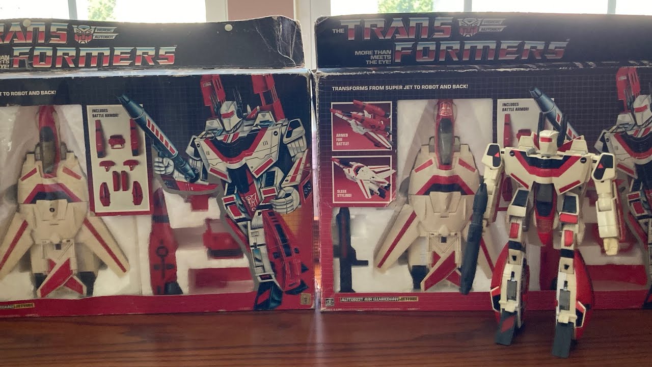 Transformers G1 Jetfire Skyfire Review. Unboxing 1985 Autobot Air