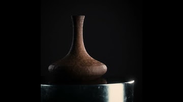 Dark studio test in Blender Eevee #shorts #blender #pottery #lighting #animation #eevee