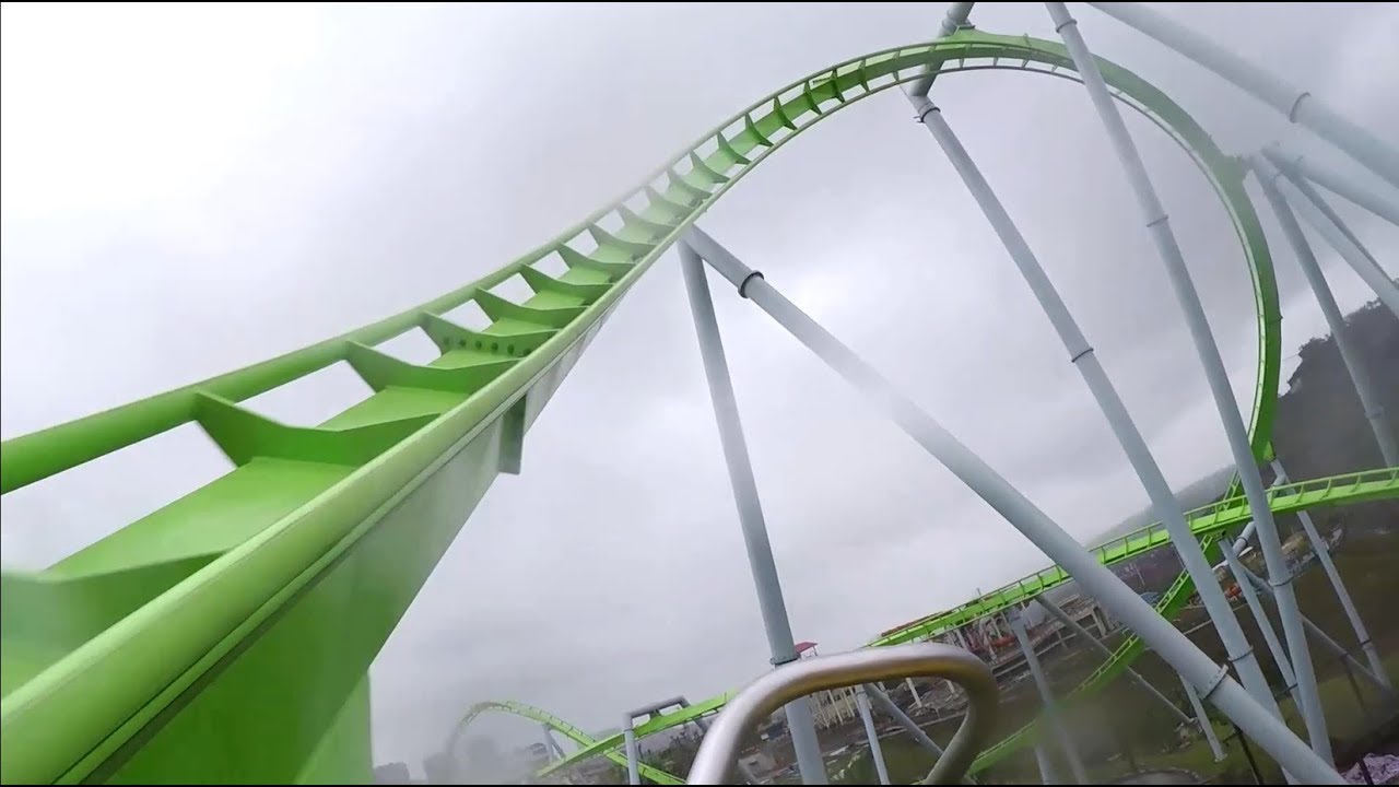 Flying Wing Coaster Right Side Mounted Go Pro 1080P 60FPS POV Happy Valley Chongqing