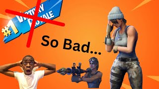 Completely failing at fortnite