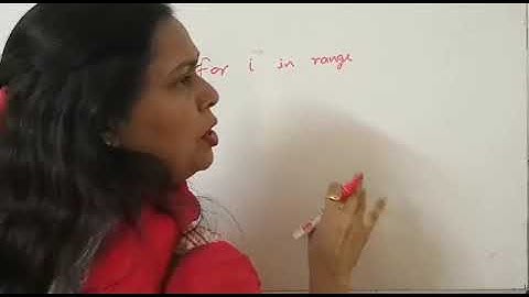 python control statement part 2 for loop by rajshree