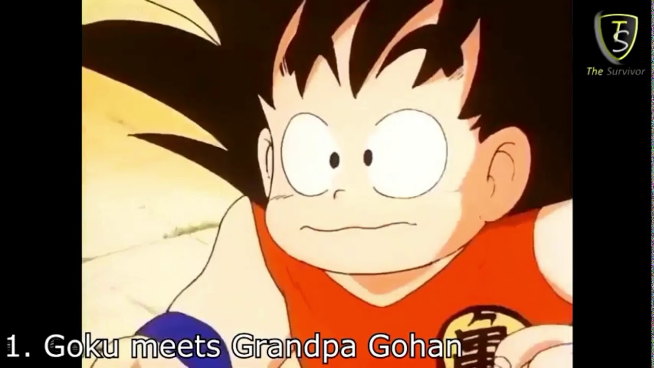 Goku meets grandpa Gohan YouTube