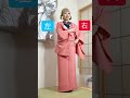 私のことを鏡と思って真似っこして⁉️真似っこ着付け #着物