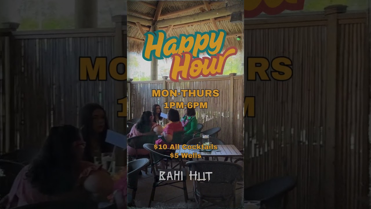 Happy Hour at the Hut!