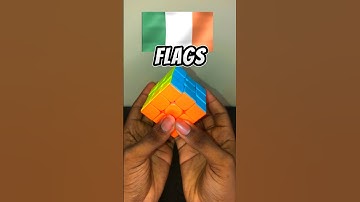 What Flags are on this Rubix cube#shorts