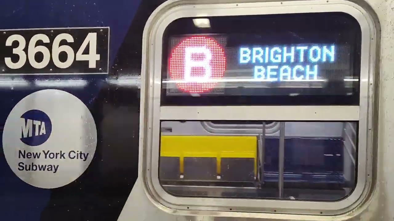 IND Concourse Line R68 R68A R211A (B)(D) Trains Express local Rush Hour Station Kingbridge Road.