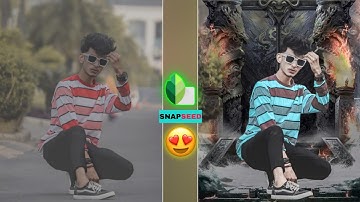 Snapseed- 😈 #Devil manipulation editing tricks | snapseed tutorial- step by step- Nirajeditz