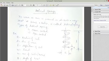 SAITM B Tech ME 4 Strength Of Material  Unit No 4 Lecture No 26