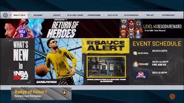 How to get the gym rat badge on NBA 2K22 current gen