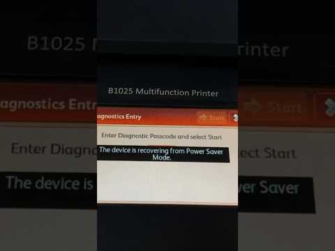 HOW TO ENTER SERVICE MODE ON XEROX B1022/ B1025 #xerox #memorymanagement #servicemode #xpertstec #se