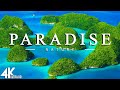 Flying over paradise 4k u relaxing music along with beautiful natures  4k ultra