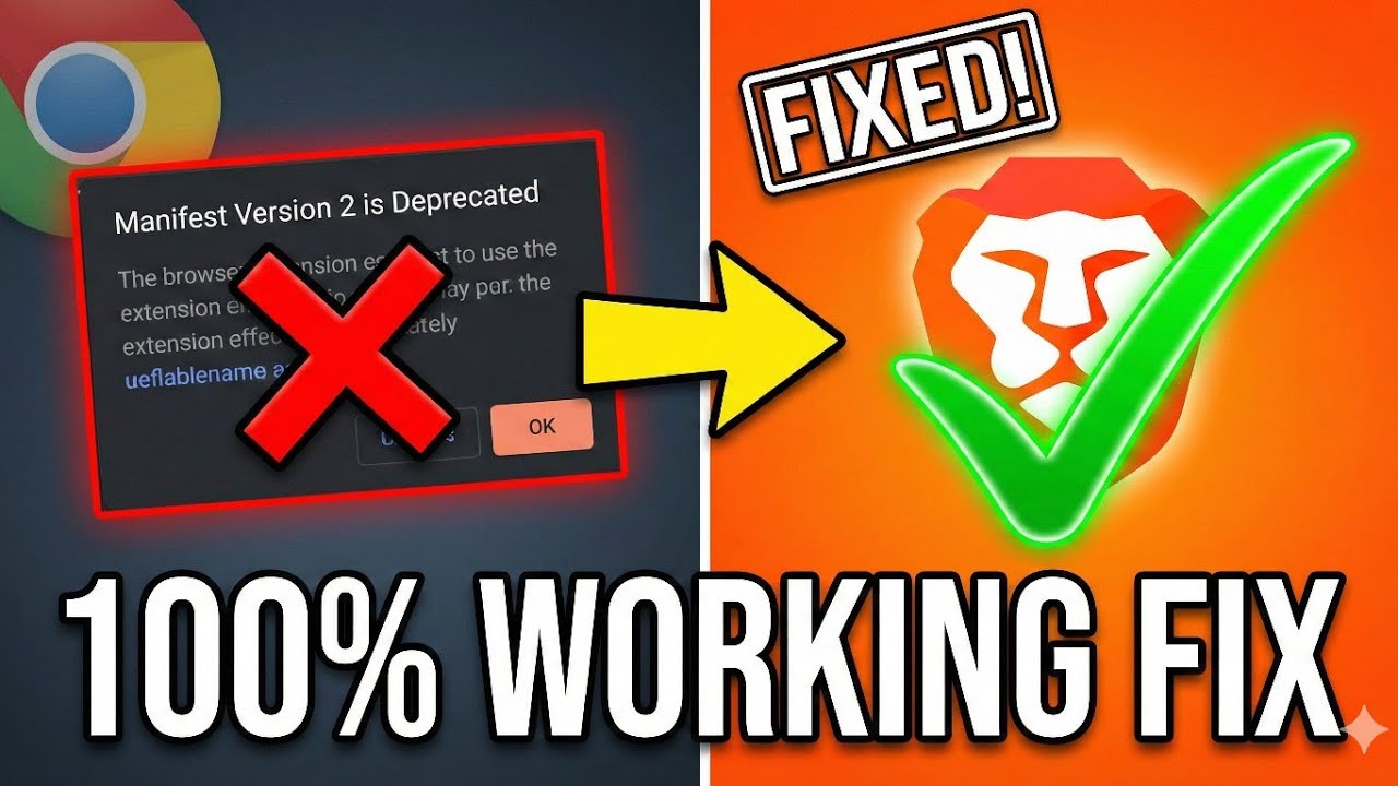 How to Fix "Manifest Version 2 is Deprecated" Error (100% Working ...