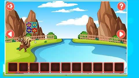 G2M  Drenched squirrel rescue walkthrough - games2mad