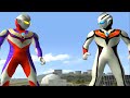 ULTRAMAN TIGA & EVIL TIGA TAG TEAM ULTRAMAN FE3 GAMEPLAY