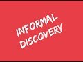 How to conduct informal discovery in a litigation