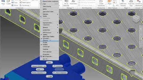 Constraining a VEX Motor in Autodesk Inventor 2012