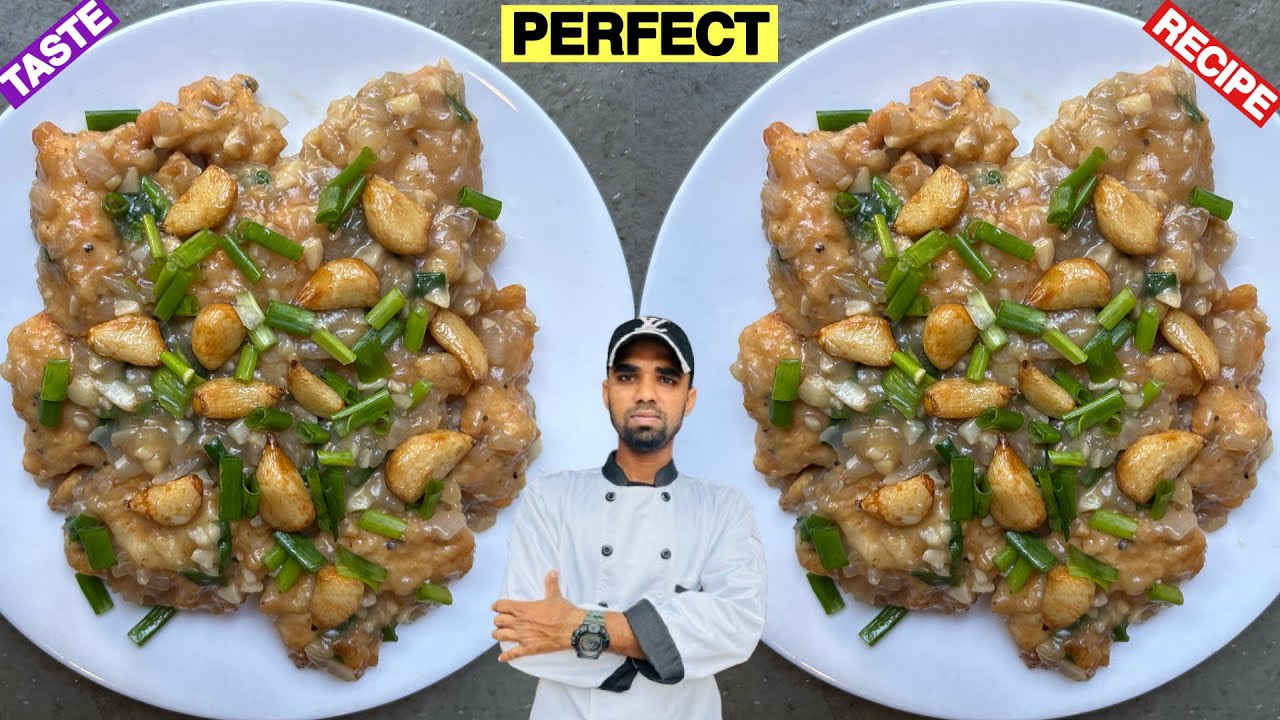 गार्लिक चिकन | Garlic Chicken Banane Ka Aasan Tarika | Azam chef - YouTube