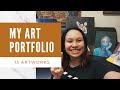 my portfolio for up diliman college of fine arts ♡ | vlog 001 | ulap coquilla