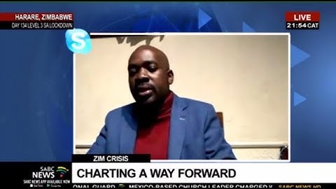 Nelson Chamisa Speaks Out in A  SABC Interview