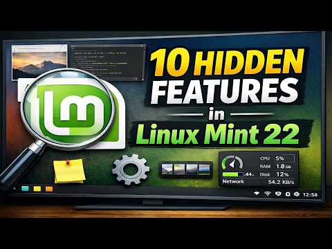 10 Hidden Features in Linux Mint 22.3 Zena | Features You Probably Missed !!