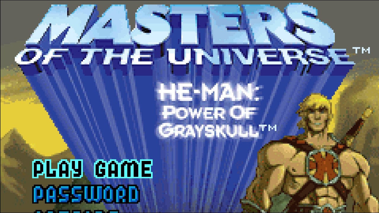 Masters of the Universe: He-Man: Power of Greyskull (GBA) Playthrough longplay video game