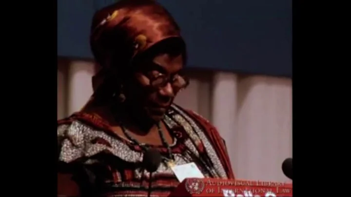 Annie Ruth Jiagge at UN Convention on the Eliminat...
