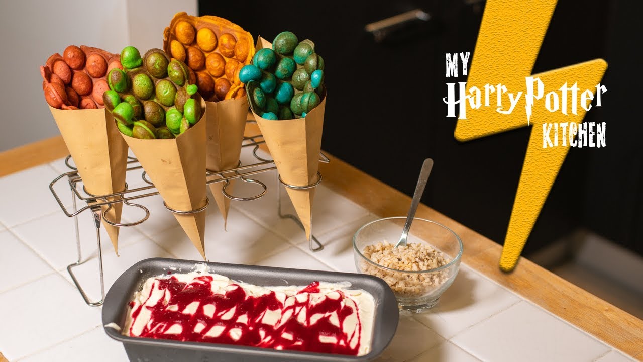 Homemade Icecream and Bubble Waffle Cone Recipe My Harry Potter