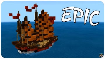 Minecraft: How to Build a Chinese Boat in Minecraft (Chinese Junk) Minecraft Chinese Boat Tutorial