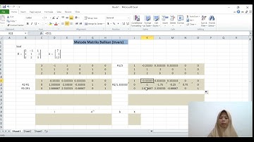 Metode Matriks Balikan (Invers) menggunakan Eliminasi Gauss Jordan - Metode Numerik