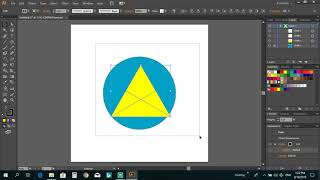 HOW TO PERFECTLY ALIGN TRIANGLE AND CIRCLE BY ILLUSTRATOR