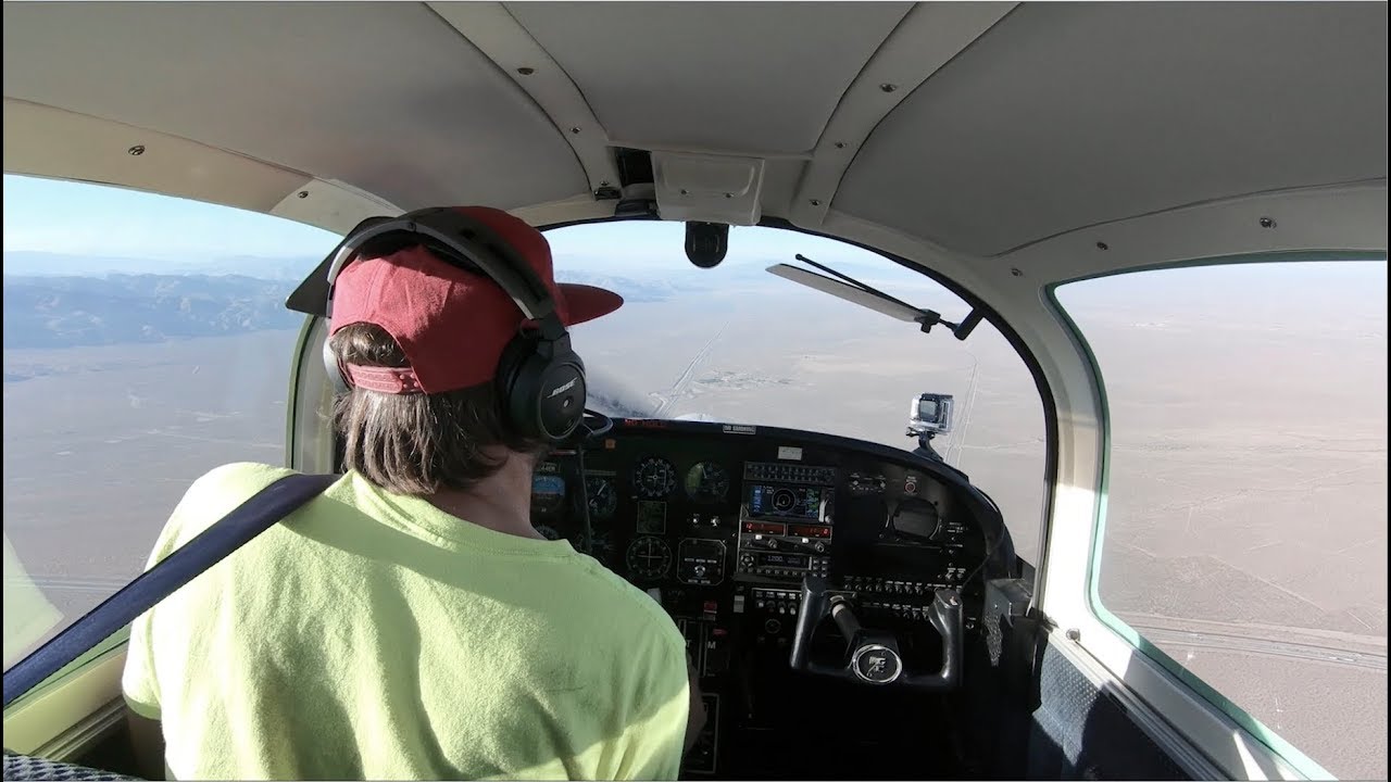 Grumman Tiger: turbulence in the Mojave desert