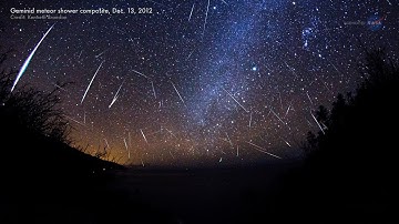 ScienceCasts: Embers from a Rock Comet: The 2014 Geminid Meteor Shower