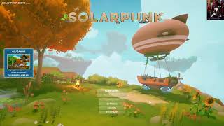 Solarpunk Base Building On A Sky Island