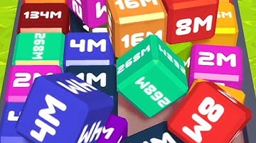 Merge Cube 2048 3D - ASMR Gameplay (Cubes Math, Level Up NumberBlocks Jelly Balls) Inka Kubes