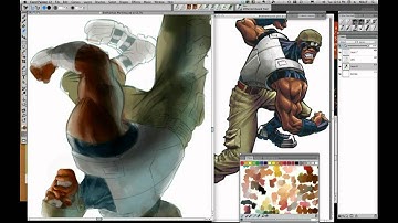 Painter Master Mike Thompson paints Big City Entertainment