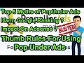 Top 5 Myths of Pop Under Ads And Their Solution - Propeller Ads