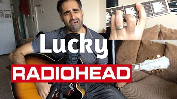 ♫ Lucky Radiohead (Acoustic Cover) ♫ - learn guitar chords