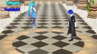 MMD Vocaloid Kaito y Bisei  Cantarella Cover Español