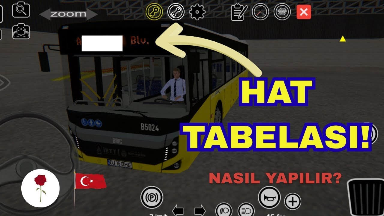 Proton Bus Simulator / Urbano için Haritadan bağımsız hat tabelası yapımı! 2026 #oyunumadokunma