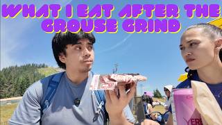 What I eat at the top of Grouse Mountain (Grouse Grind)